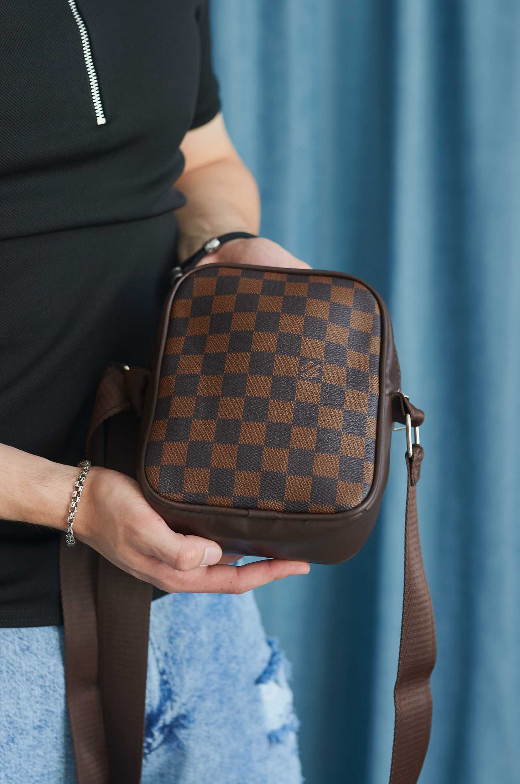 Чоловіча сумка Louis Vuitton мужская сумка мессенджер через плечо