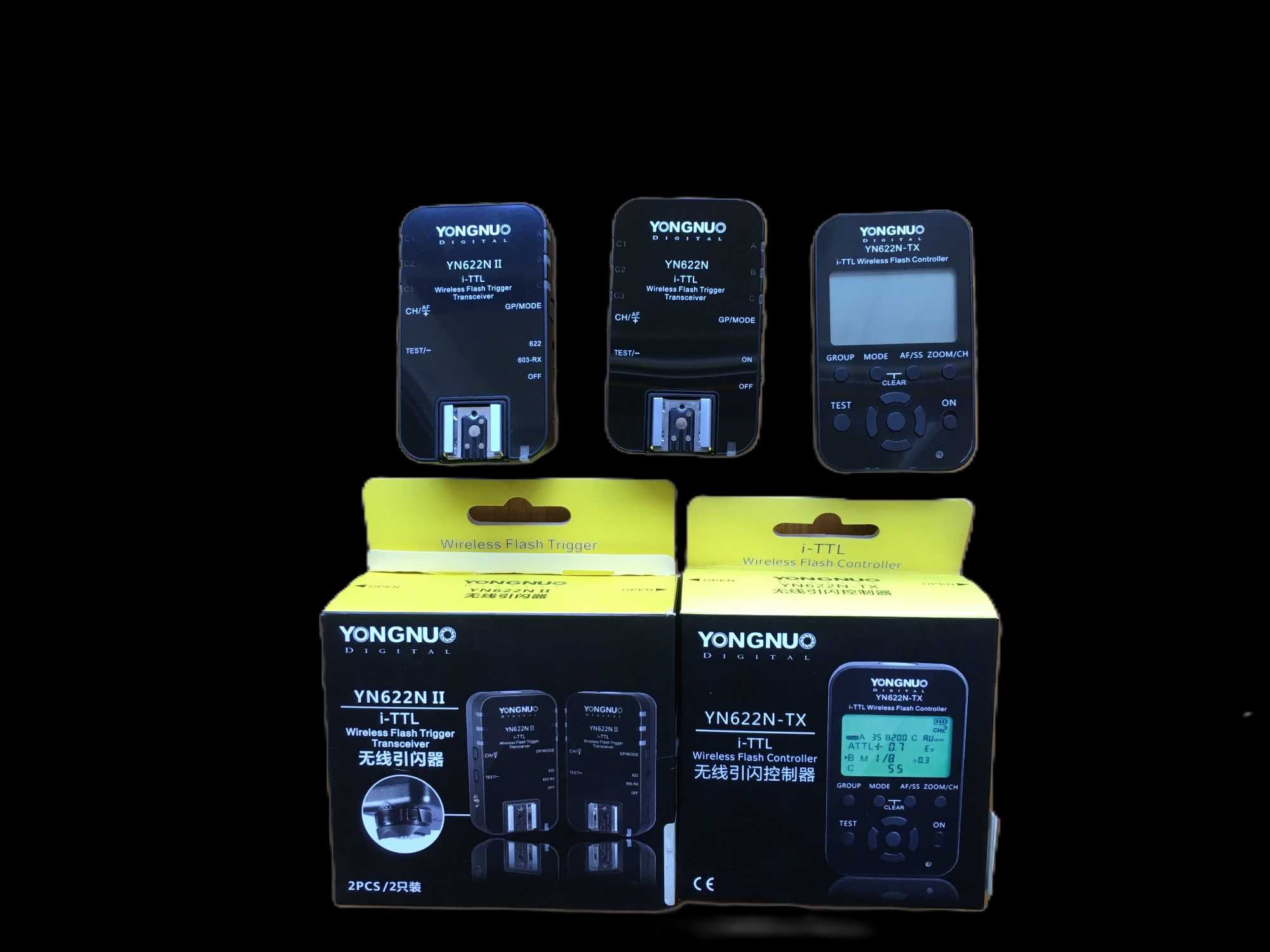 Wyzwalacz radiowy Yongnuo 622N TX +  odbiornik 622N II i 622N
