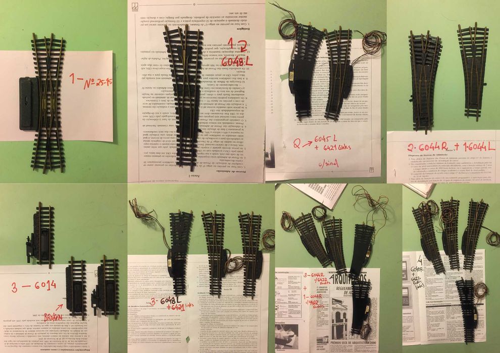 Carris Fleischmann para Comboios Elétricos H0 + Ligadores Eletricidade