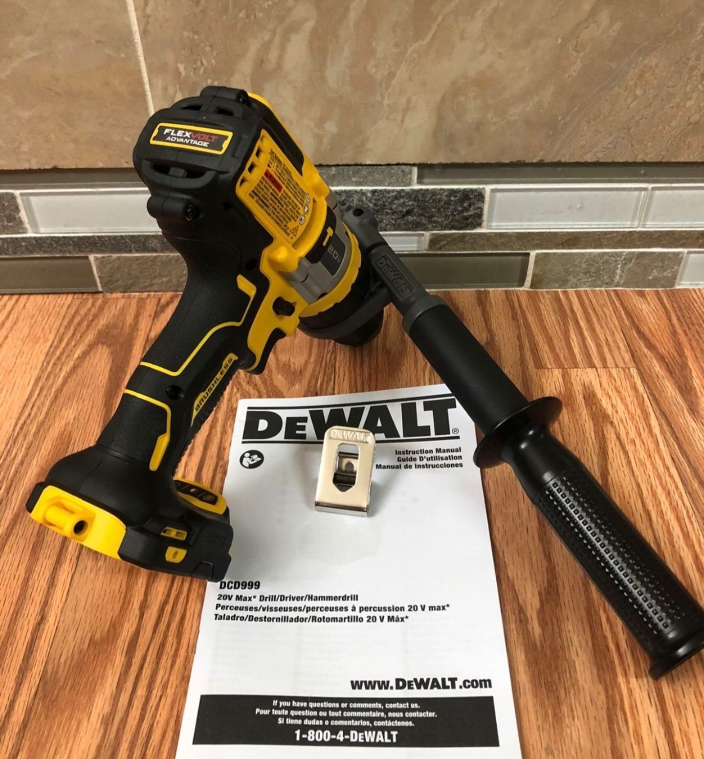 Dewalt 20V dcd999 Flexvolt ударний шуруповерт девальт USA