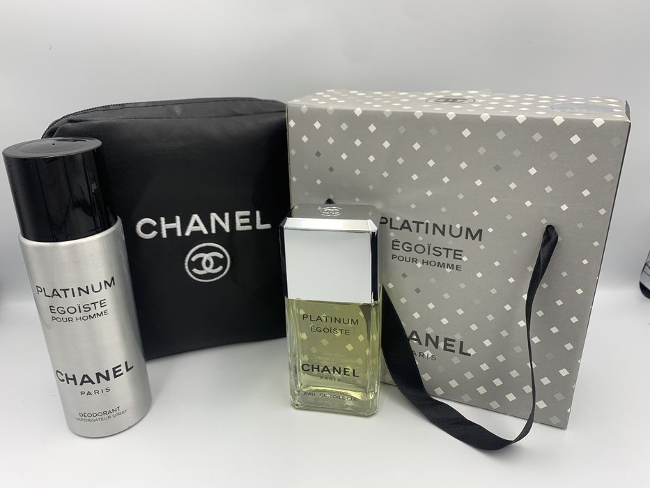 Zestaw Chanel Egoiste Platinum 100ml. + Dezodorant Kosmetyczka