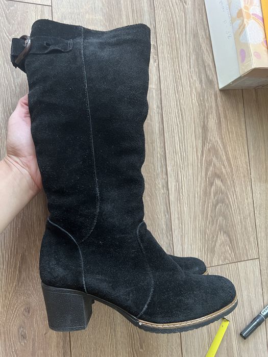 Зимові сапоги сапожки 37 р замша