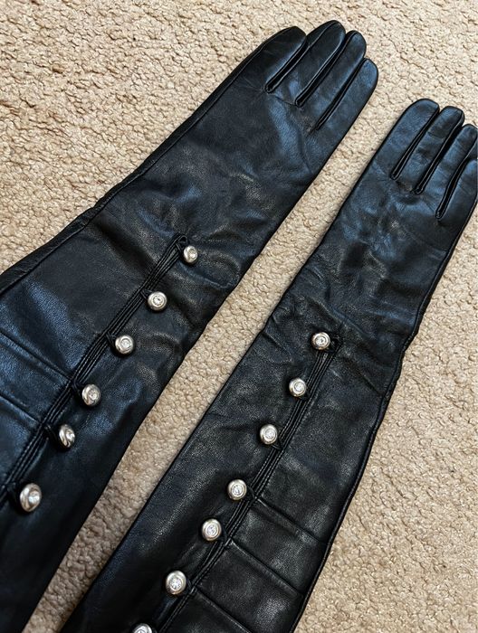 Шикарные перчатки  натуральная кожа