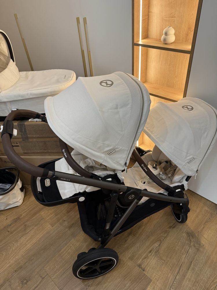 Візочок Коляска Cybex Gazelle S Сайбекс для двійні погодок двойни