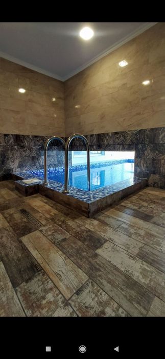 Баня на дровах з басейном