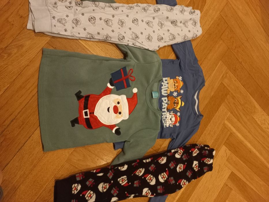 Pidżamki swiąteczne dla chłopca 110 116.
