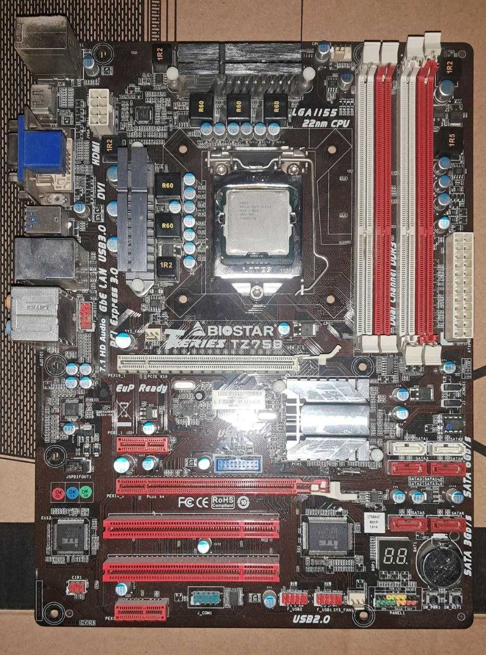 Материнская плата Biostar TZ 75B (На запчасти)