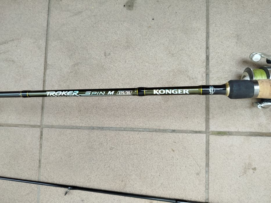 Wędka z kołowrotkiem