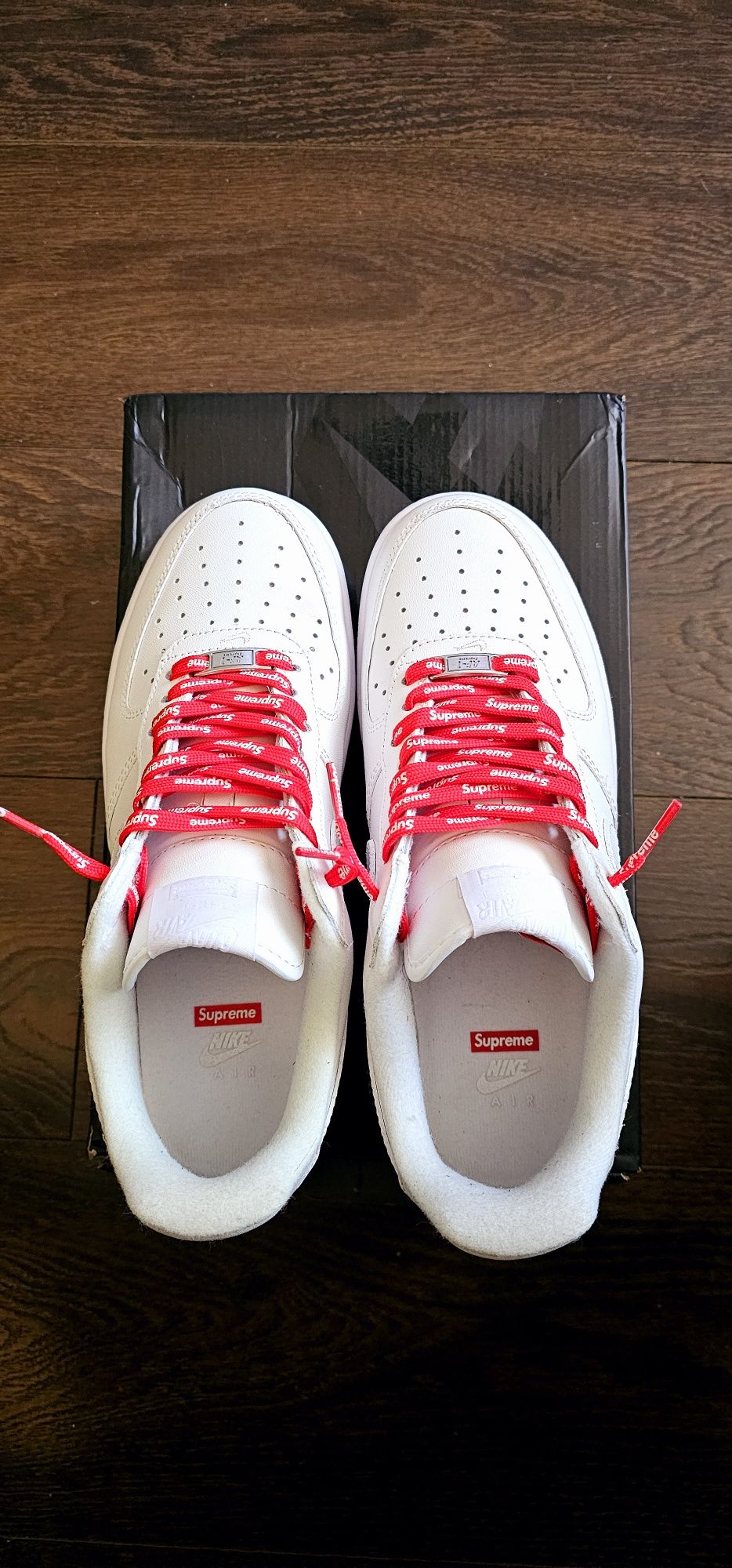 NIKE Air Force 1  Supreme Białe r.43