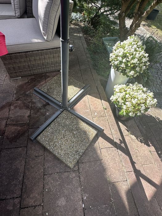 Parasol tarasowy zielony