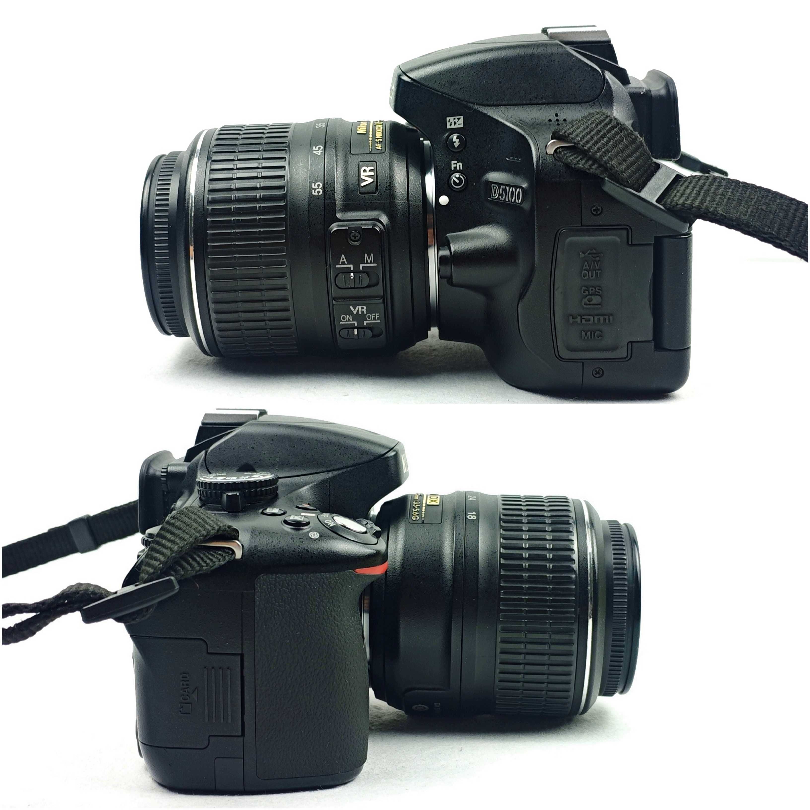 Дзеркальний фотоапарат Nikon D5100 KIT 18-55mm 64Gb + сумка