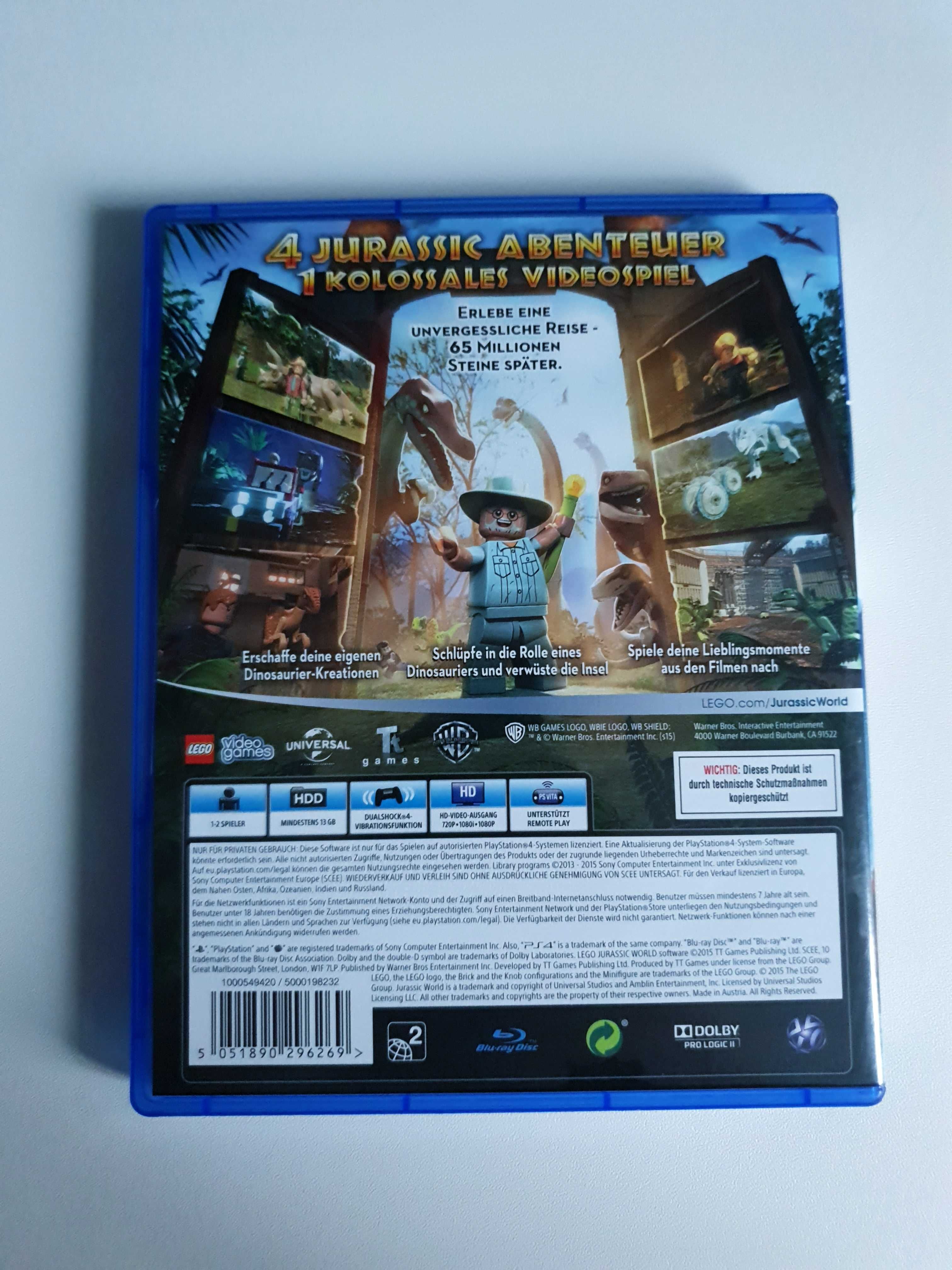 Lego Jurassic World  PS4
