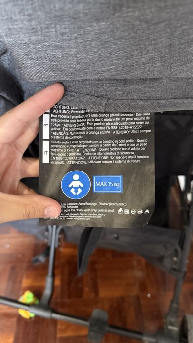 Carrinho passeio gemeos