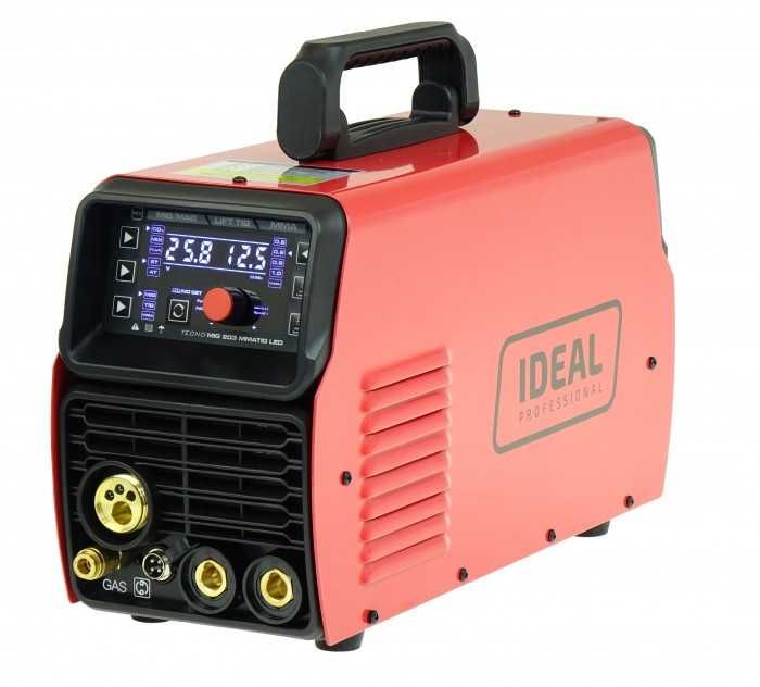 Spawarka Tecno MIG 203 Led Mig Tig Mma SYNERGIC+ TIG ACX Ideal