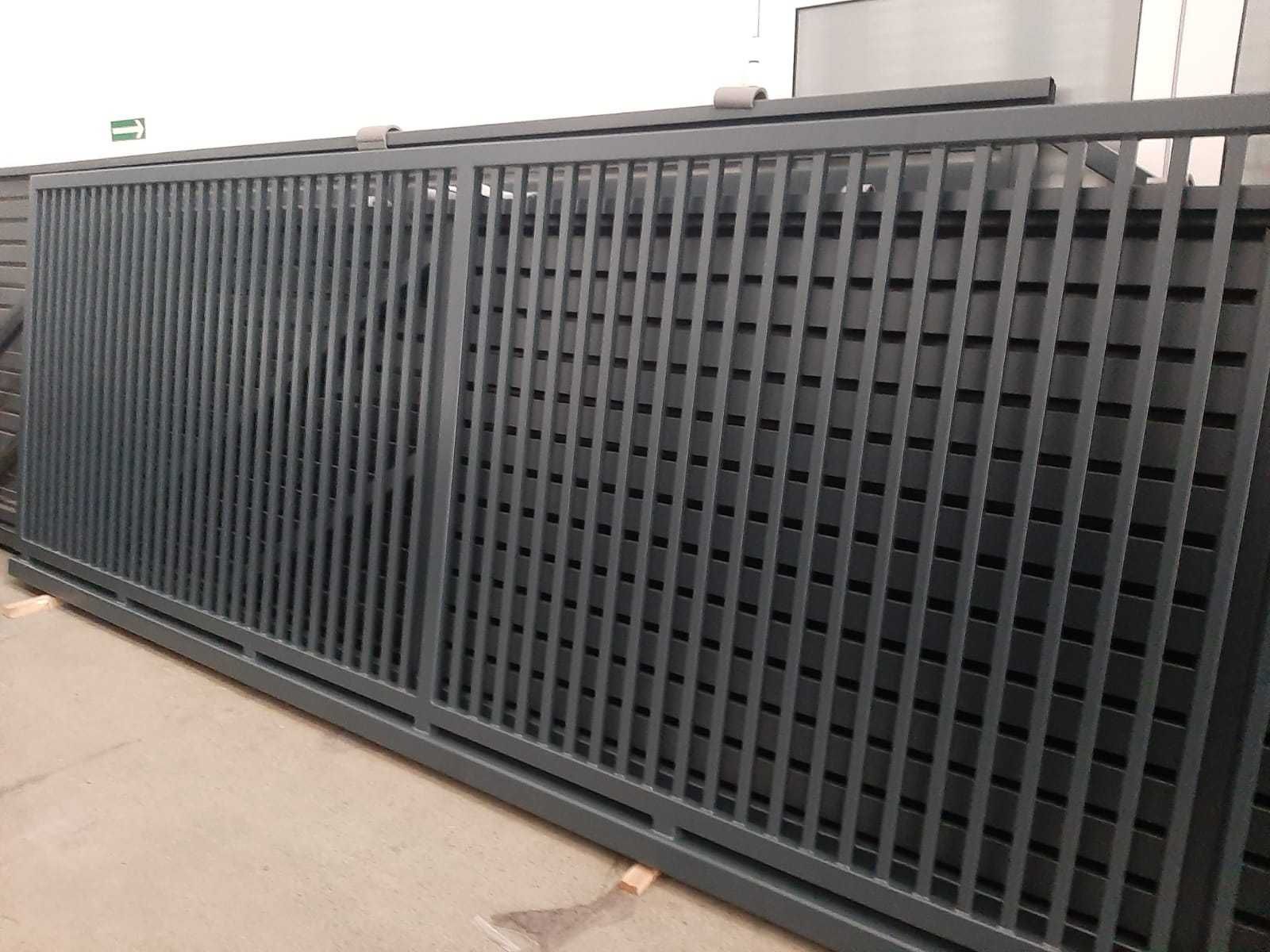 Brama przesuwna profilowa plus 4x1,5m Potrójne zabezpieczenie. Komplet