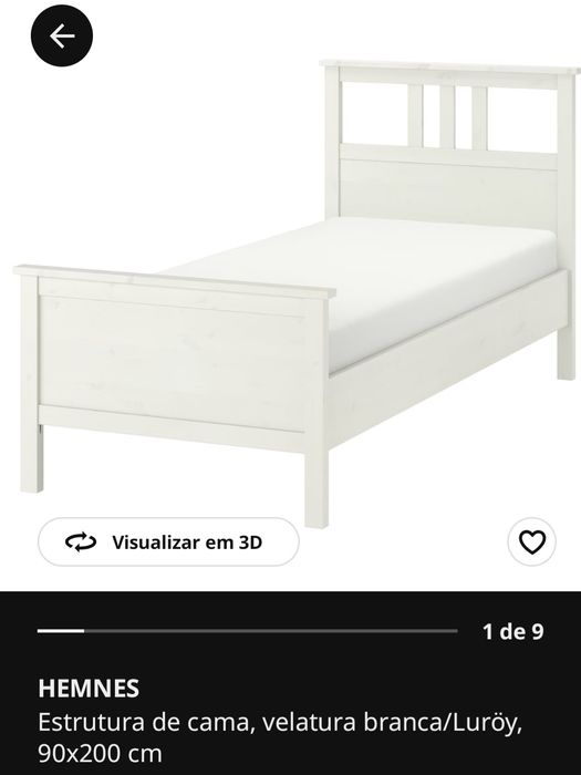 2 Camas solteiro com estrados e colchões