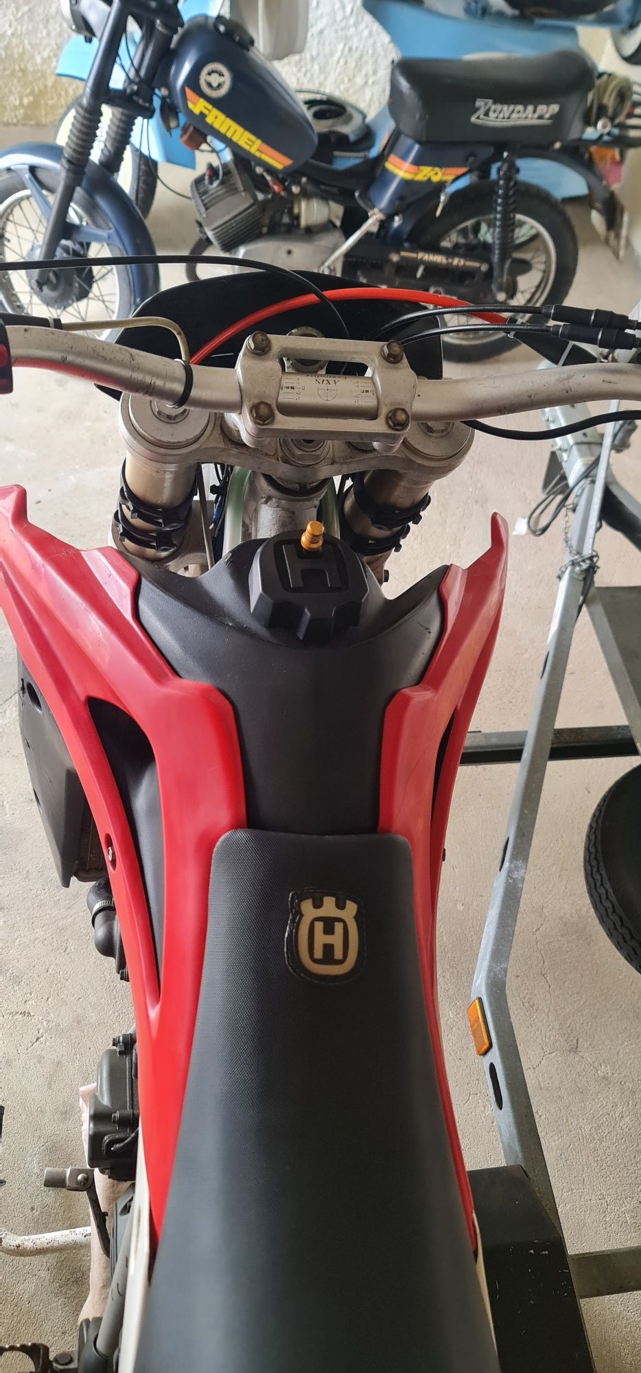 Husqvarna 450, motor todo restaurado