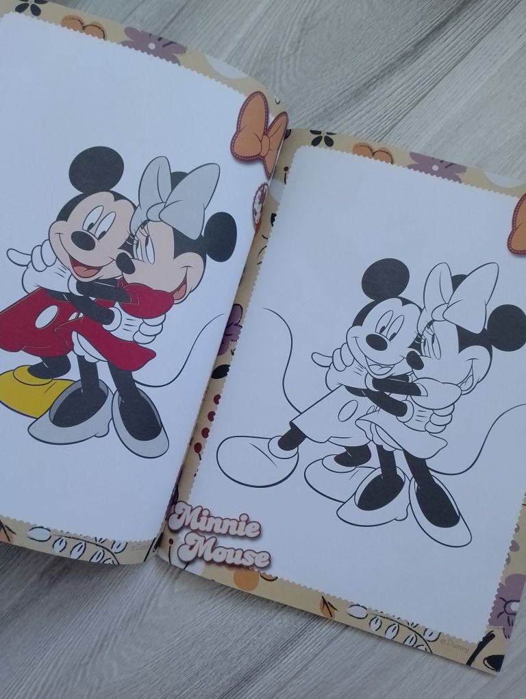 Minnie Mouse zestaw malowanka + markery