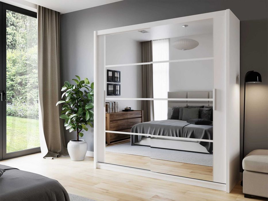 Szafa przesuwna z lustrem 160cm/215cm