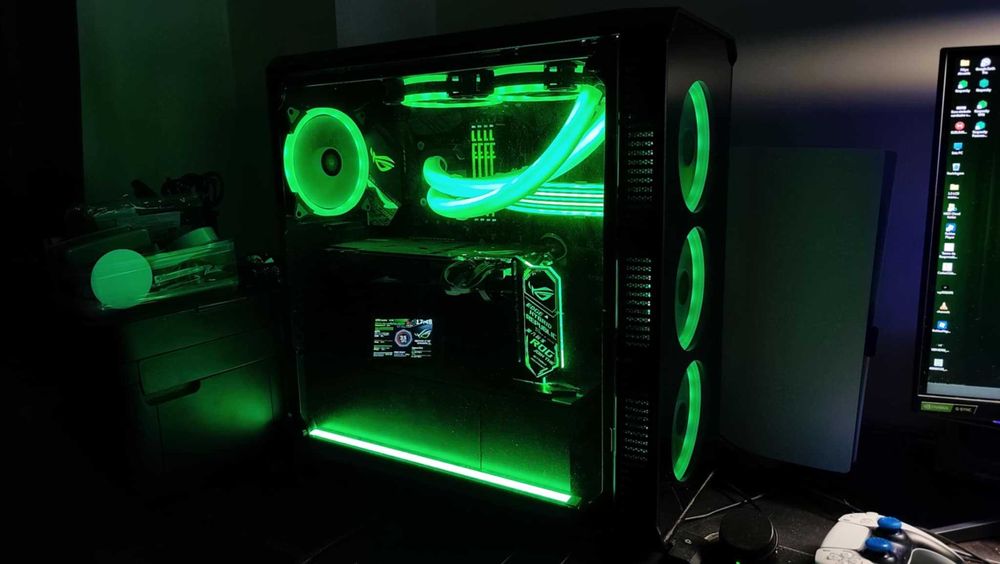 PC Gamer Strix ROG - GTX 1080, i5-9600KF, SSD 1TB e 32GB RAM