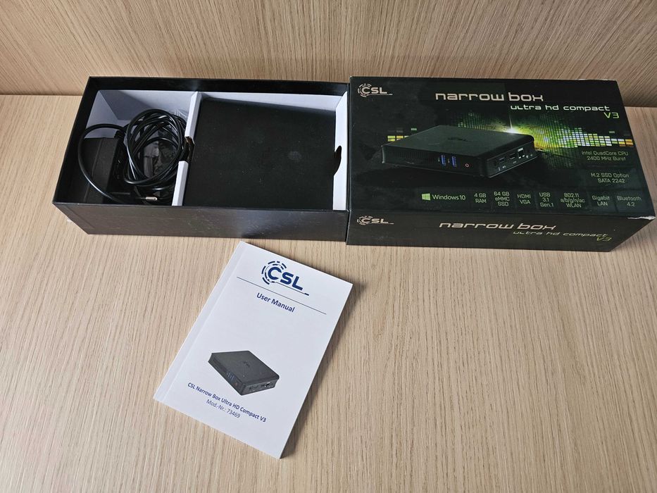 MINI PC CSL Narrow Box – Ultra HD Compact V3