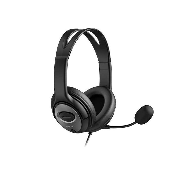 Headset H206D, com 2* Jack 3.5mm e Micro - Havit