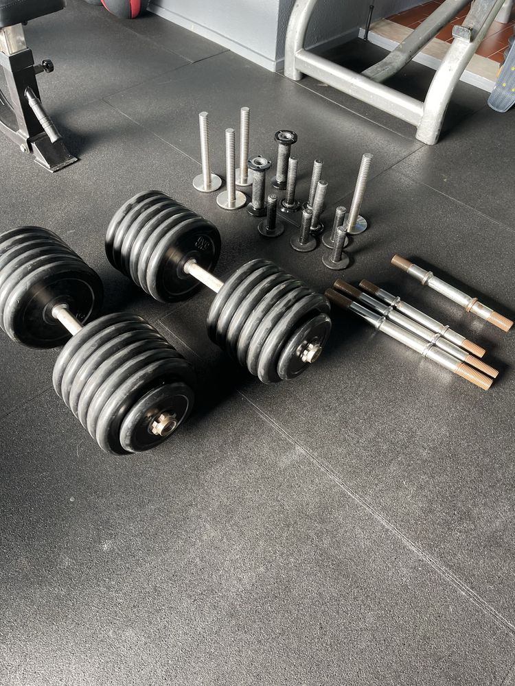 Halteres ajustaveis ate 72,5kg