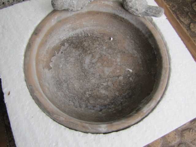 dobar® Klasyczne poidło dla ptaków, oaza basenowa, kąpiel z cementu