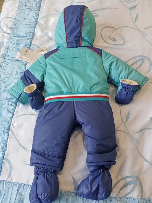 Комбінезон-конверт для малюків з хутровою підстібкою