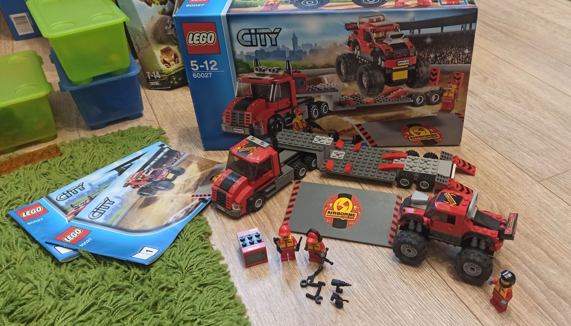 Klocki Lego City 60027 transporter monster trucków