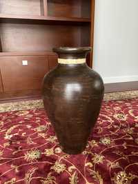 Dyży wazon waza brąz orientalna