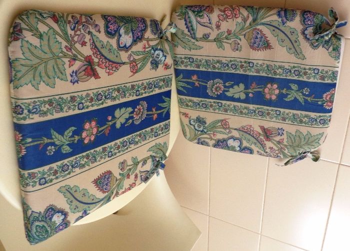 2 almofadas para jardim