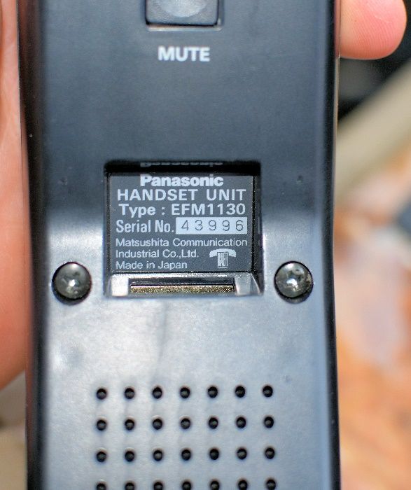 Telefon Panasonic EFM1130 Jaguar XJS 1987r. kompletny oryginał