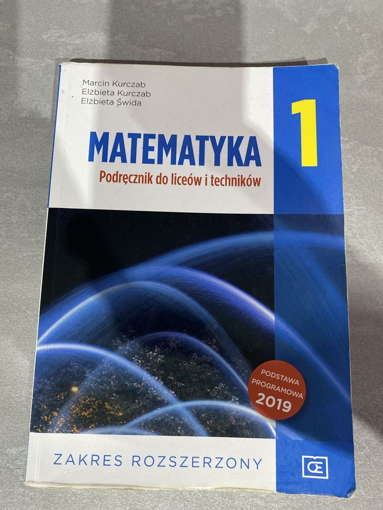 Podręcznik Matematyka klasa 1
