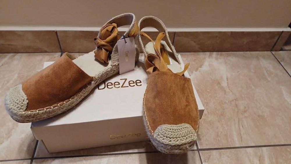 ESPADRYLE  kolor camel rozmiar 39 NOWE