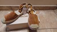 ESPADRYLE  kolor camel rozmiar 39 DEE ZEE  NOWE