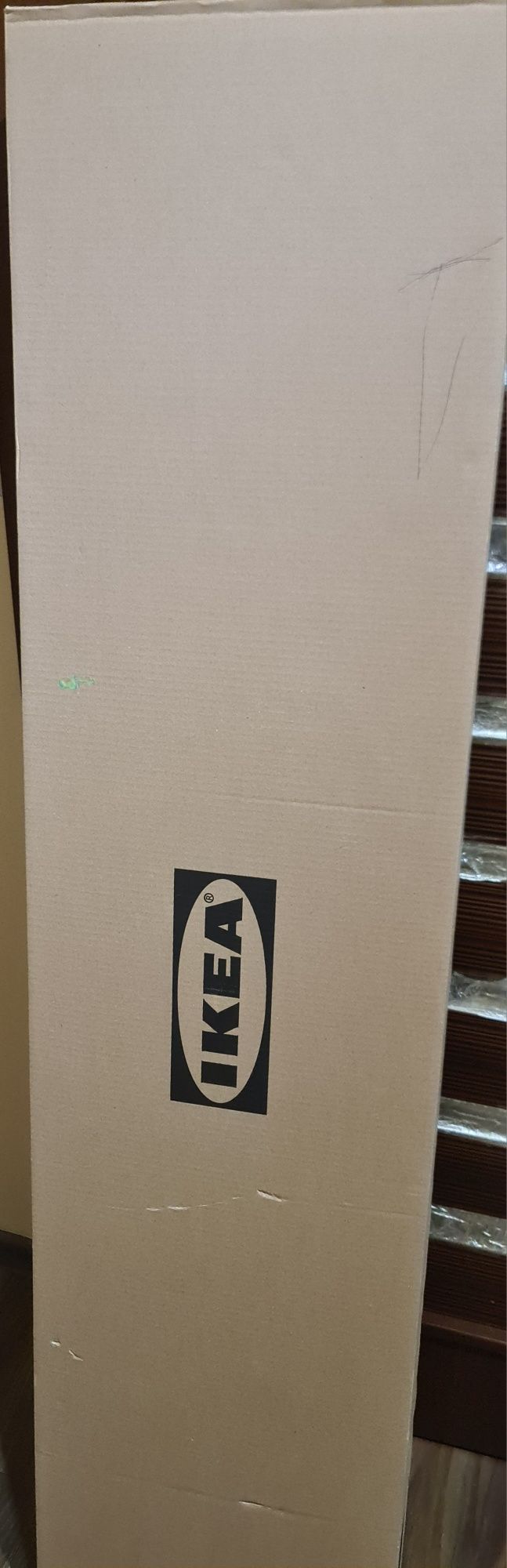 NOWA HEMNES półka ścienna czarno-brązowy Ikea w kartonie