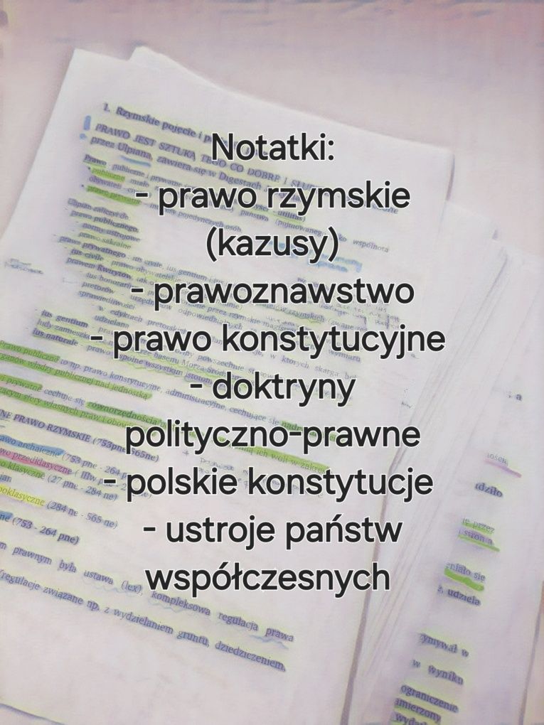 Notatki elektroniczne I rok prawa prawoznawstwo prawo konstytucyjne