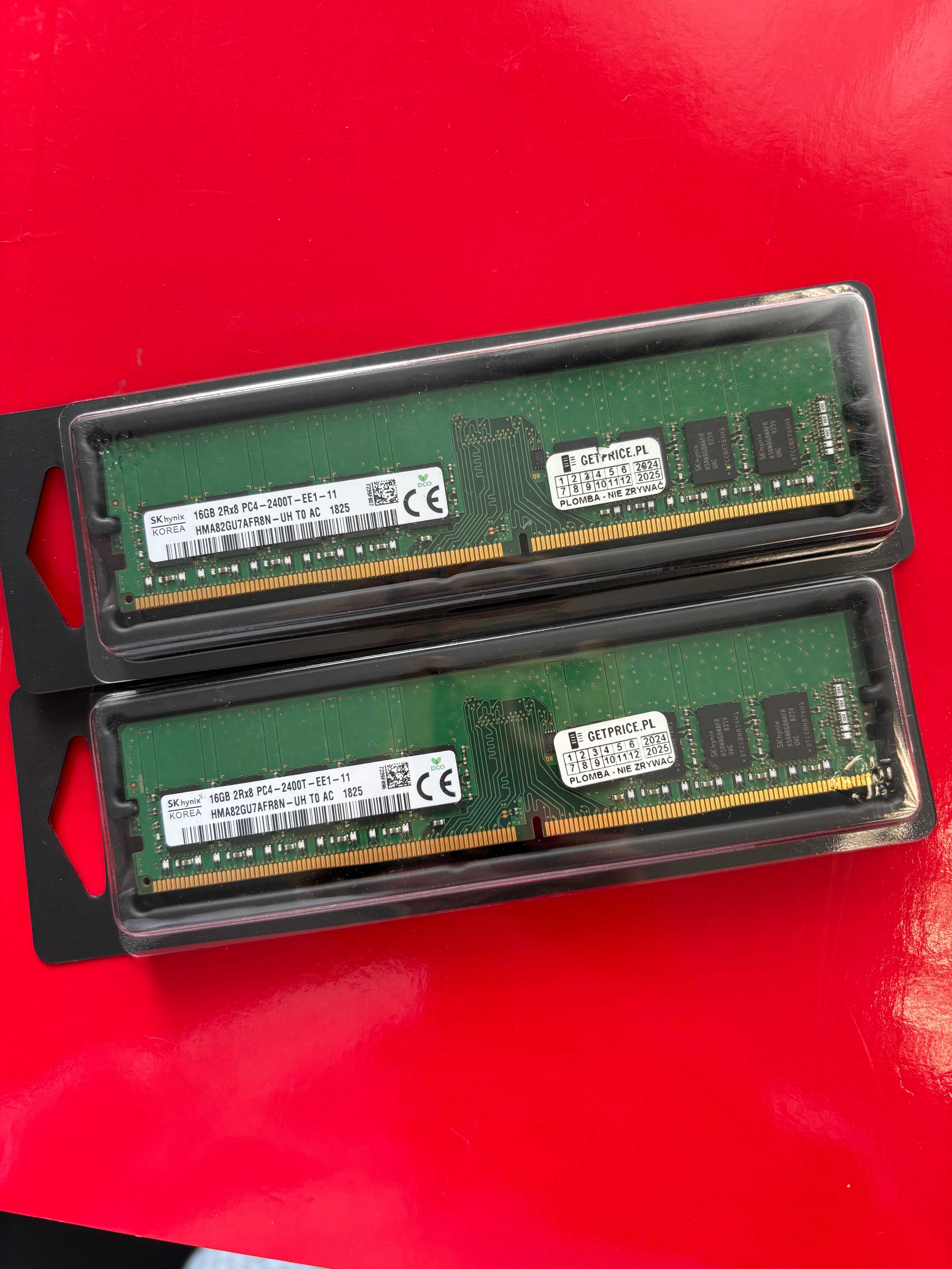 RAM DDR4 2 x 16GB 2Rx8 2400T-E ECC