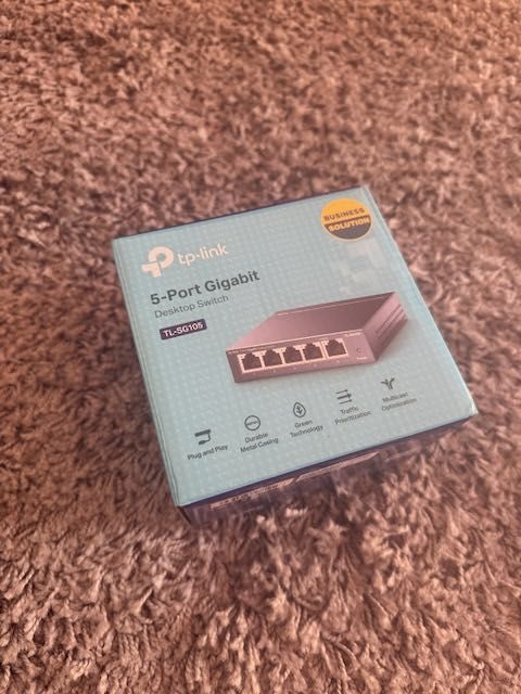 Switch TP-LINK TL-SG105 (5 Portas Gigabit - 1000 Mbps)