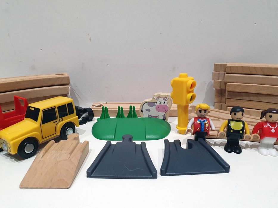 Playtive dodatkowy zestaw torów tory kompatybilne z Ikea Lillabo Brio