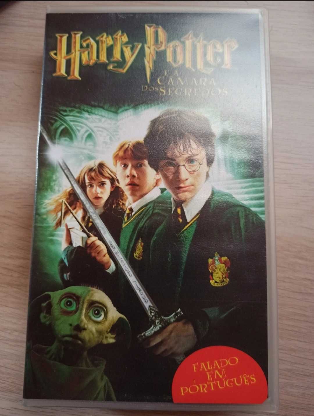 Cassete VHS Harry Potter e a Câmara dos Segredos em Português