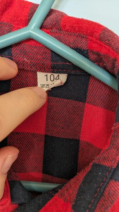 Koszula świąteczna kratka 104