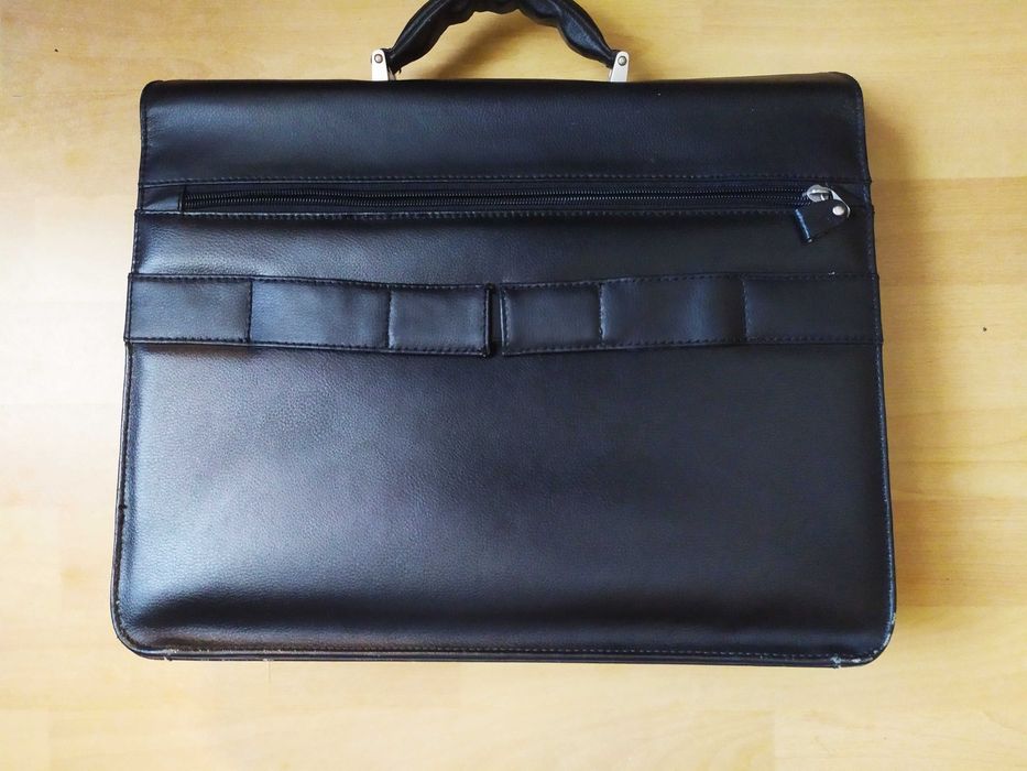 Torba czarna męska zamykana