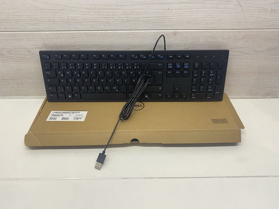 Клавіатура Dell KB216t1 — НОВА, оригінал, чорна (без кирилиці)
