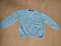 Szary sweter Original Marins wełniany 9-12mcy