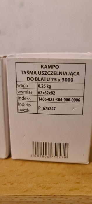 Kampo taśma uszczelniająca do blatu