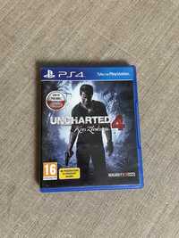 Диск ps4 uncharted 4 полностью на русском