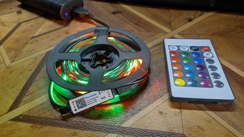 Светодиодная лента RGB 4-х цв за 9етная