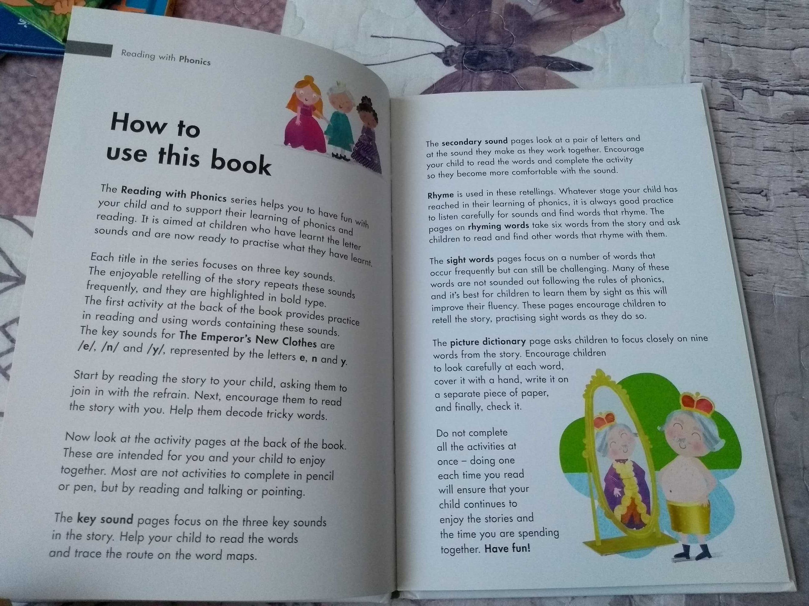 Książka po angielsku The Emperor's New Clothes Reading With Phonics